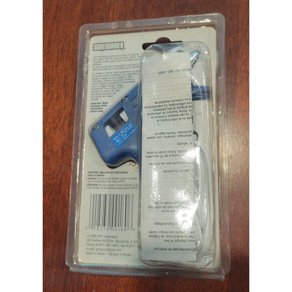 Surebonder Mini Hot Glue Gun High Temperature Glue Stick Capacity 0.28" NOS 1999 - Picture 2 of 3